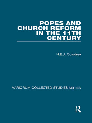 cover image of Popes and Church Reform in the 11th Century